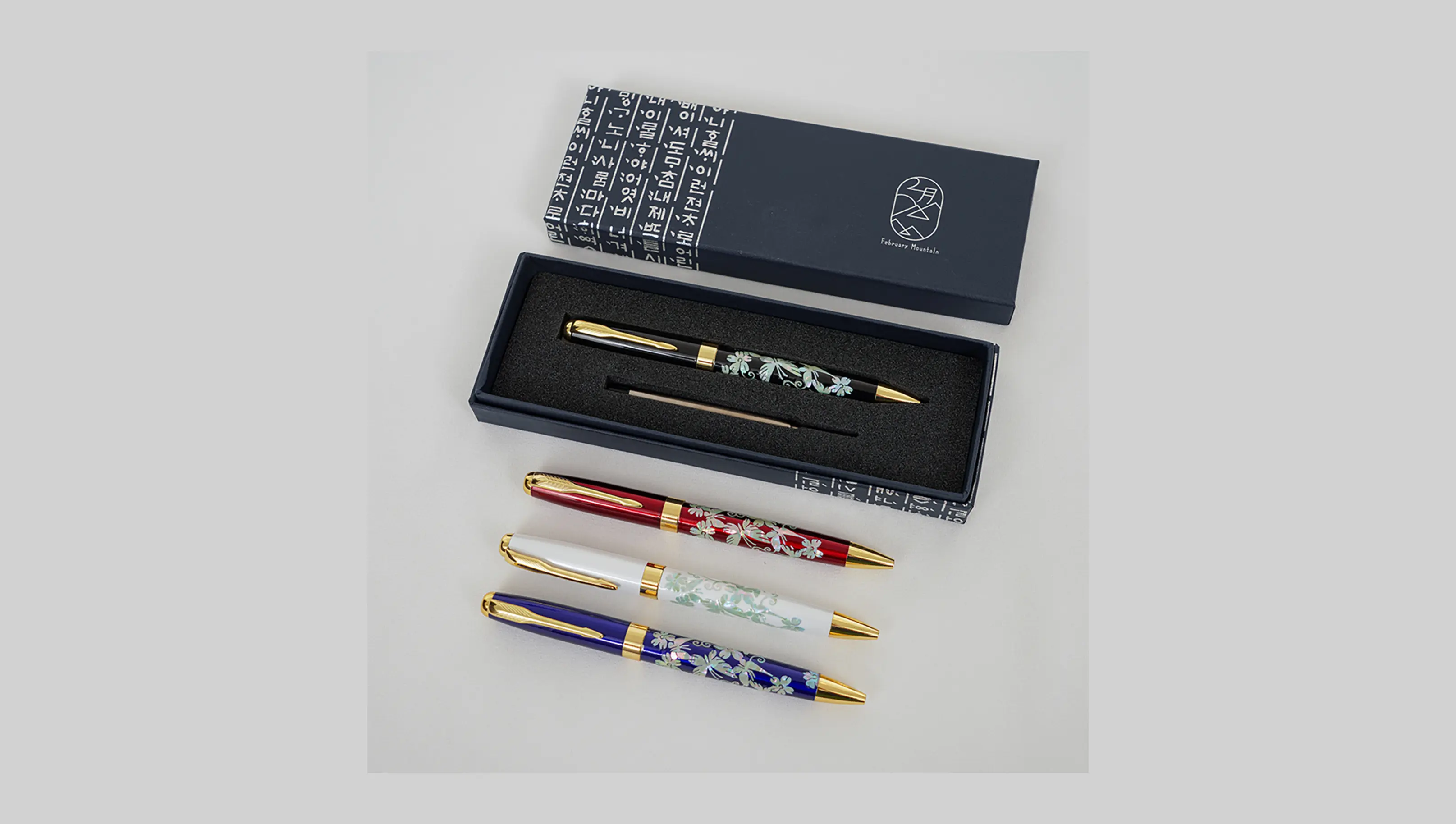 Korean Mother-of-Pearl Pen Collection